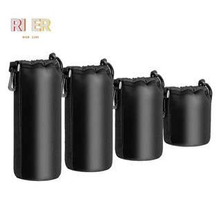 Hộp đựng máy ảnh 4PCS Túi đựng ống kính Bộ hộp đựng ống kính Nhỏ vừa lớn và cực lớn cho máy ảnh DSLR Túi đựng ống kính chống va đập