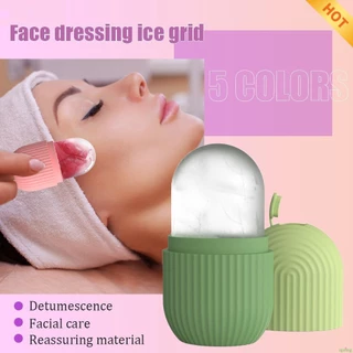 ⚡Vận Chuyển Nhanh⚡⚡Ice Mặt Con Lăn Chăm Sóc Da Túi Nước đá Silicone Khuôn Băng Con Lăn Mặt Massage Giảm Mụn Trứng Cá Và đỏ Và Sưng Mặt Con Lăn Mặt Massager