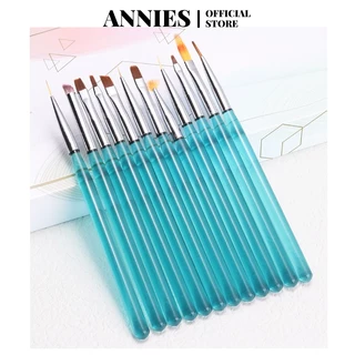 Set 12 cọ vẽ móng tay ANNIES màu sắc gradient cho người mới bắt đầu