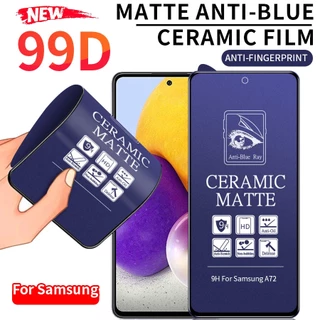 vì Samsung Galaxy A34 A54 5G A14 Note 10 Lite S20 fe A12 A13 A22 A23  A32 A52 A52s A53 A73 A72 A11 A31A51 A71 A03 A04 A10 A20 A30 A50 A04s A50s A70 A70s A10s A20s A04e Mờ chống ánh sáng xanh Gốm sứ Phim ảnh Mềm mại Kính cường lực  Bảo vệ màn hình