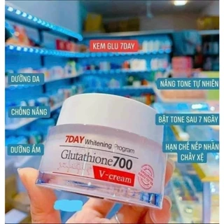 Kem Dưỡng Da  7Day Whitening Program Glutathione 700 VCream 50ml