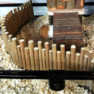 Hàng rào cửa dalton guinea pigs, cầu gỗ linh hoạt cho hamster, phụ kiện lồng leo núi đứng tự nhiên