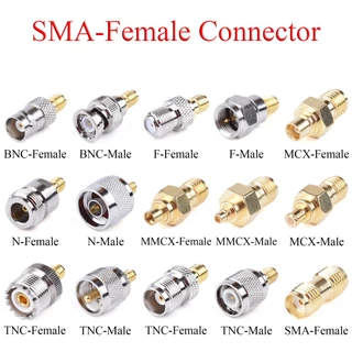 1 Đầu Nối SMA Cái Sang BNC TNC MCX MMCX UHF N F Đực / Cái Cho Ăng Ten TV