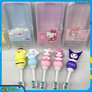 Sanrio Bàn Chải Đánh Răng Lông Mềm Cho Bé 2-7 Tuổi