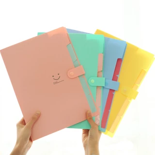 A4 File Bag Ticket Folder Holder Tổ chức Fastener Trường Văn phòng Cung cấp Mở rộng Tập tin Thư mục Lưu trữ Tập tin