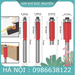 Mũi Phay Gỗ Thẳng Đầu Bi 1/4 - 1/2 inch Cốt 1/4 inch