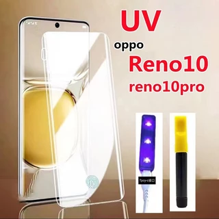 Dành Cho OPPO Reno 10 12 11 Pro Plus 8T 5G Kính Cường Lực UV Full Cover Cong Bảo Vệ Màn Hình Kính Bảo Vệ