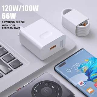 Củ Sạc Nhanh 1M 6A Type C Cho Huawei Mate X3 Nova 10 9 SE P60 Pro 120W / 100W66W P40 P50 Mate 50 40 30 Pro