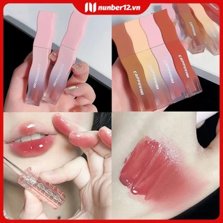 Cappuvini Water Lip Glaze Lip Balm 4 Màu Lâu Trôi Tráng Gương Vigor Clear Glass Son Môi Nữ Màu Trà Sữa Son Bóng Sinh Viên Trang Điểm Dự Tiệc (number12.vn.) ​son Môi Lì Không Dễ Phai