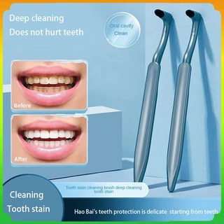 Bàn chải làm sạch vết ố trên răng Gecomo mới Làm sạch sâu miệng kẹo cao su Không làm tổn thương răng để loại bỏ cao răng Chất tẩy rửa Den-tal di động toàn cầu