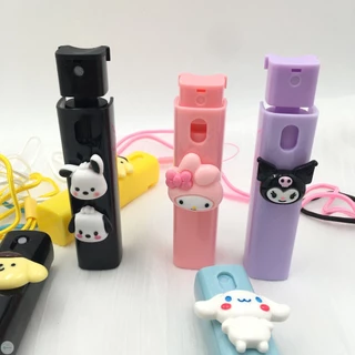 Bình xịt Sanrio Bình xịt phụ dễ thương Bình xịt Hello Kitty Cinnamoroll Melody Kuromi Di động treo cổ Chai du lịch Chai có thể đổ lại WE