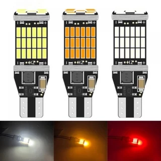 Đèn LED Xi nhan/Đèn Lùi Chân T10 Cho Ô tô Xe máy Chíp 4014 Siêu sáng - 15w