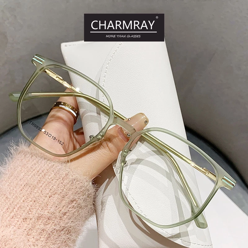 Mắt kính CHARMRAY TR90 chống bức xạ nhẹ nhàng thời trang cao cấp cho nữ