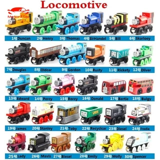 Bộ Đồ Chơi Mô Hình Xe Lửa Thomas And Friends James Duke Petcy Henry Bằng Hợp Kim Và Gỗ Có Nam Châm Dễ Thương