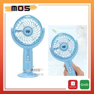 Quạt cầm tay mini có đèn pin (KÈM ĐẾ ĐỂ BÀN) DP-7606 ) ⚡⚡1 đổi 1⚡⚡ MOS shop