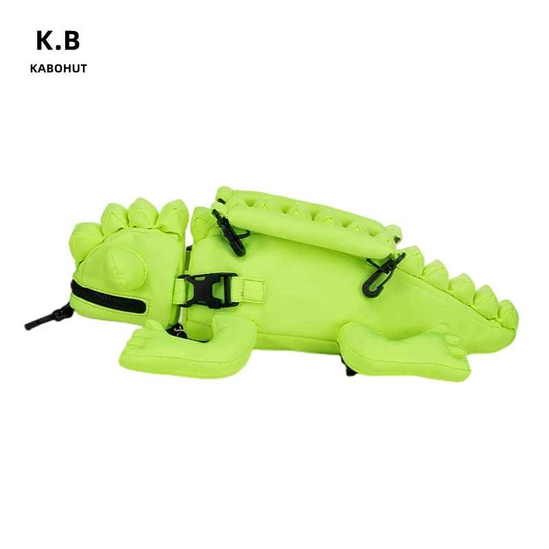 Kabohut Ba Lô Du Lịch / Tiệc / Quà Giáng Sinh Chống Thấm Nước Hình Khủng Long Sáng Tạo Thời Trang Hàn Quốc