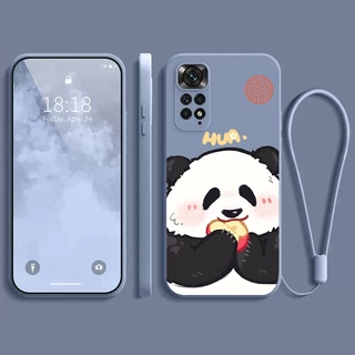 ốp lưng xiaomi Redmi NOTE 11 PRO 4G 5G  Ốp điện thoại dẻo Gấu trúc mắn