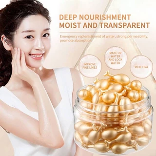 Tinh Chất Nhau Thai Viên Viên Serum Dưỡng Da Mặt Chống Nhăn Ban Đêm Serum Dưỡng Da Mặt Tinh Chất Dưỡng Ẩm Chống Lão Hóa Làm Trắng Da JULYSTAR