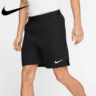 Nike100% original men's sports fitness running dệt logo thoáng khí cổ điển in quần đùi mềm