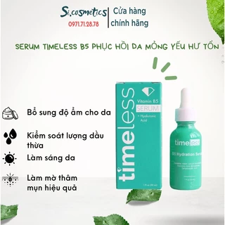 [Mã COSBAUH3 giảm 8% đơn 300K] Tinh Chất Timeless Vitamin B5 + Hyaluronic Acid (30ml)