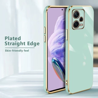 Ốp Điện Thoại TPU Dẻo Mạ Vuông Chống Sốc Cho Redmi Note12 Pro 5G Redmi Note 12 4G Not 12 Pro + Pro Plus