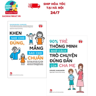 Sách - Bộ sách nuôi dạy con : 90% trẻ thông minh + Khen sao cho đúng ( Kim đồng )