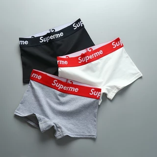 M-4xl Đẹp Trai t Unisex Quần Lót Kéo Lên Boxer Quần Đùi Nữ Cotton Nguyên Chất Boxer Quần Đùi Nữ Đẹp Trai t Giữa Rộng Viền Plus Béo Plus Lớn Boxer Quần Đùi Thể Thao Thoáng Khí