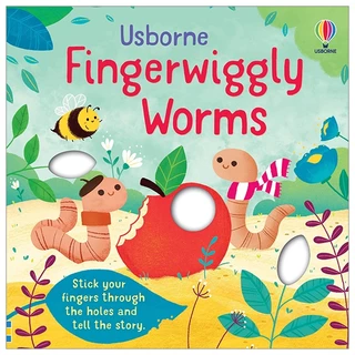 Sách Fingerwiggly Worms (Board Book)