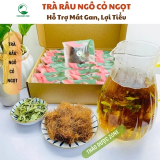 Set 30 gói Trà  Râu Ngô - Cỏ Ngọt_Lợi tiểu, thanh nhiệt, giải nhiệt, mát gan thông mật - Trà Thảo Mộc Thảo dược ZONE