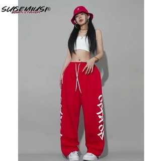 Quần Thể Thao Ống Rộng Phong Cách Hip Hop Đường Phố