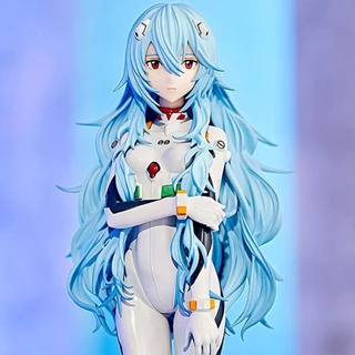 Mô Hình Đồ Chơi Nhân Vật Evangelion Ayanami Rei Tóc Dài 17cm Bằng PVC