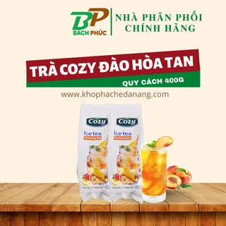 Trà Đào 400g Trà Đào Cozy Hòa Tan - Kho Pha Chế Bách Phúc - Nguyên Liệu Pha Chế Đà Nẵng