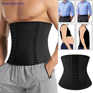 Ntvn men slimming body shaper waist trainer trimmer belt corset cho bụng bụng sha oik