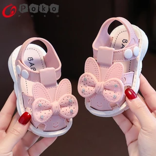 Giày Sandal Đế Mềm Chống Trượt Thời Trang Mùa Hè Dành Cho Bé Gái 0-3 Tuổi