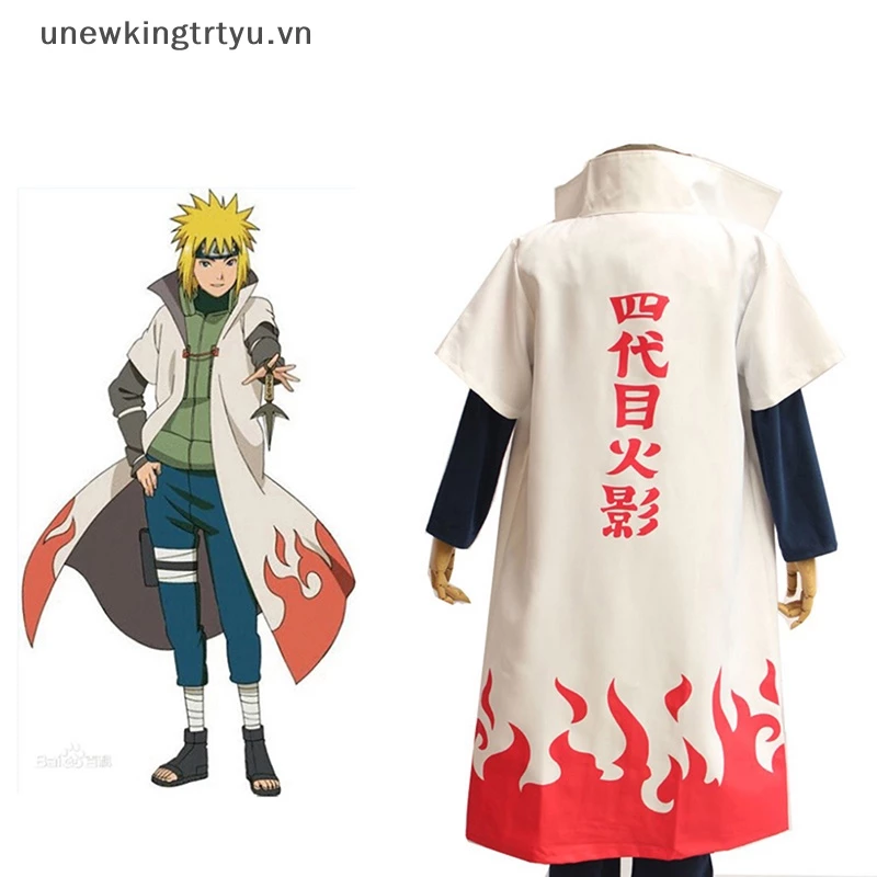 Áo Choàng Hóa Trang Nhân Vật Minato Kakashi Phim Naruto