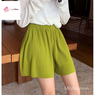 Quần Short Vải Nhăn Milyfashion Nữ