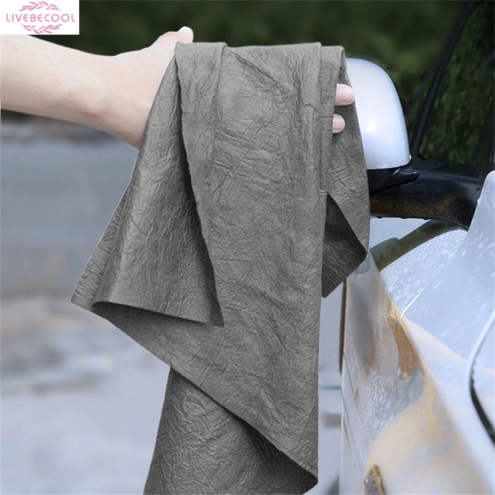 Vải ma thuật để lau kính mà không để lại dấu vết, hình mờ đặc biệt để lau kính xe livebecool