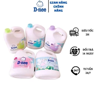 (NHẬP KHẨU) Nước giặt quần áo em bé Dnee 3000ml-Nước Giặt Xả Cho Trẻ Em an toàn túi 1400ml, Chính hãng Công ty ...