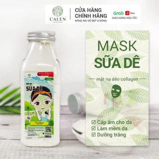 Mặt nạ sữa dê nguyên chất 100% Organic Đắp Mặt Siêu Trắng Dưỡng trắng da Mask dẻo