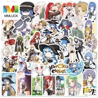 MMULCK Sticker dán trang trí sổ tay họa tiết anime chống nước Mushoku Tensei :Jobless Reincarnation