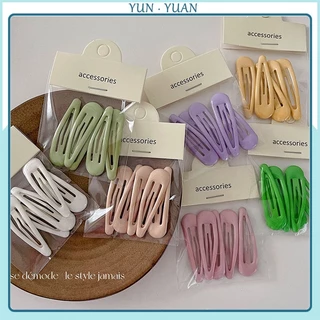 [Yunyuan] Set 5 Kẹp Tóc Nhiều Màu Sắc Tươi Tắn Nhỏ Nhắn Dễ Thương Và Ngọt Ngào Cho Bé Gái