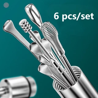 Set 6 Dụng Cụ Lấy Ráy Tai Chăm Sóc Ráy Tai Tiện Dụng HSU