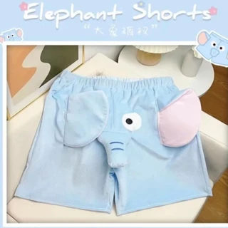 Quần ngắn con voi, elephant short cute, quần dumpo unisex trẻ trung, quần phim hoạt hình Anime