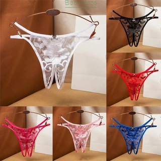 【Big Discounts】Women Sexy Brief Lace Thong G-string Panties Lingerie Underwear Crothless T-back#BBHOOD