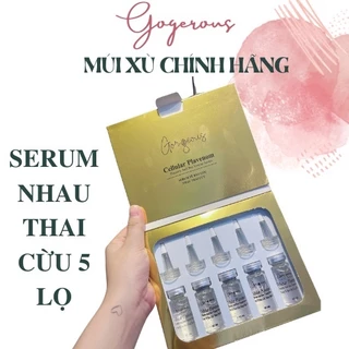 Set 5 lọ Serum nhau thai cừu Múi xù, tinh chất dưỡng da căng mịn, căng bóng phục hồi