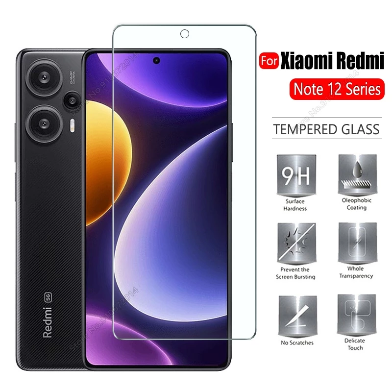 Kính Cường Lực 9H Bảo Vệ Toàn Màn Hình Cho Xiaomi POCO F5 X5 Pro F4 X4 GT Note 12S 12 Turbo 12 Pro Plus 4G 5G