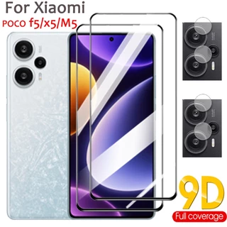 Kính Cường Lực Bảo Vệ Toàn Màn Hình Cho Xiaomi POCO F5 X5 Pro M4 M5 X4 GT 4G 5G Redmi Note 12S 12 Pro Plus 4G 5G