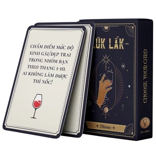 Bộ Bài Drinking Games Truth Or Dare Lúk Lắk - ZHouse LL2X - Màu Xanh Than (54 Lá/ Hộp)