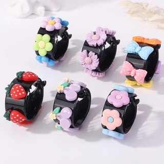 Kẹp tóc KIDSBOWS kiểu hoa hoạt hình phong cách Hàn Quốc ngọt ngào dễ thương dành cho bé gái