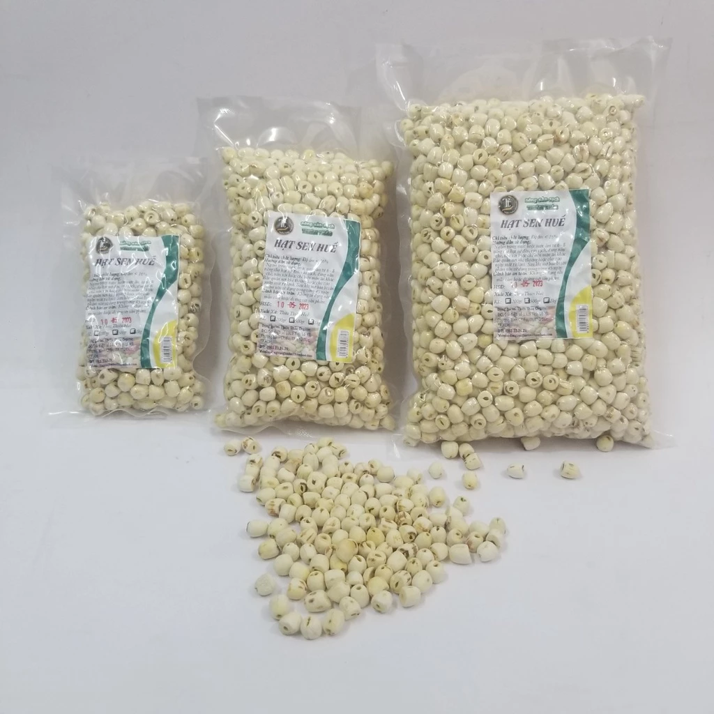 Hạt sen sấy khô Huế loại 1 200gr Thiên Thảo Organic